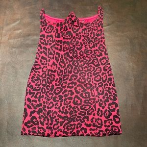 Leopard skirt dress size S